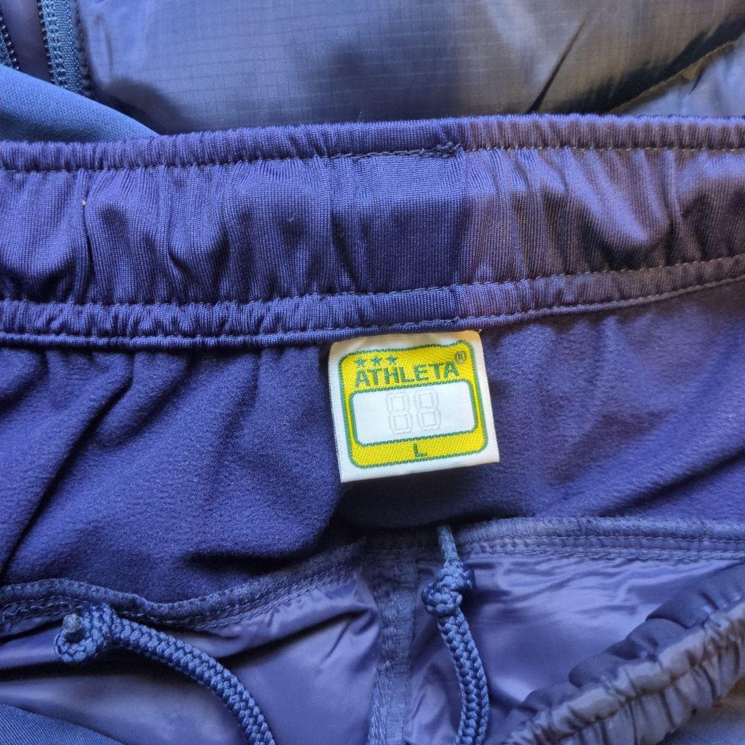 ATHLETA ピステ・ウィンドブレーカー サイズ38 ネイビー