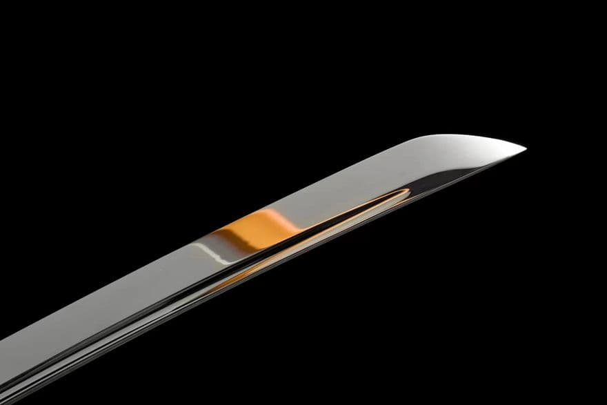 古兵器   武具　刀装具　日本刀　模造刀   居合刀 『竹・鏡面打刀』