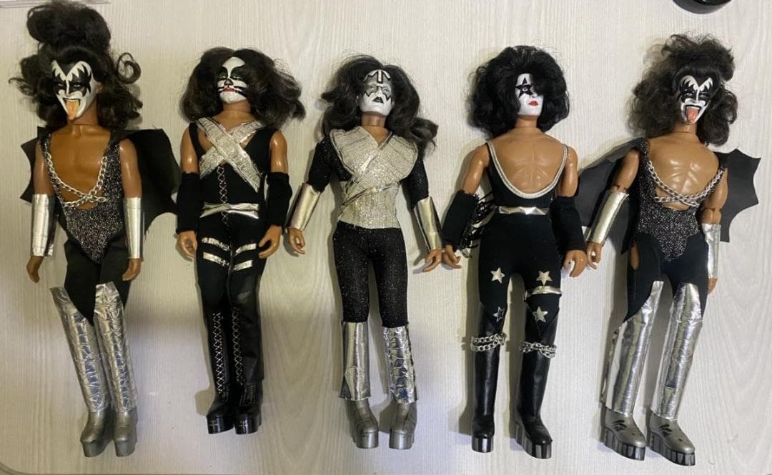 KISS・フィギュア MEGO社　ドール　4体セット+１体
