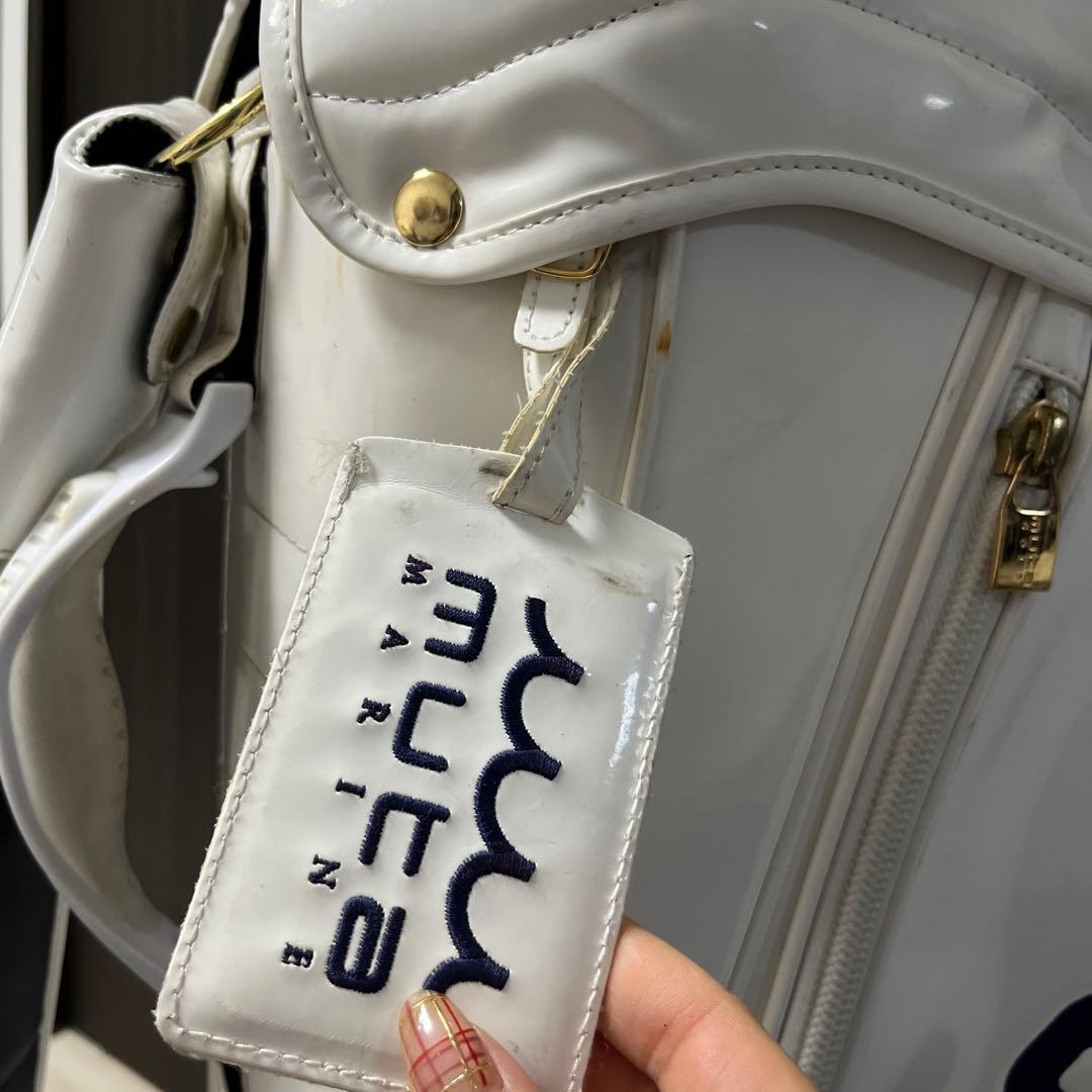 Nunuムータマリン スタンド式 キャディバッグ エナメル