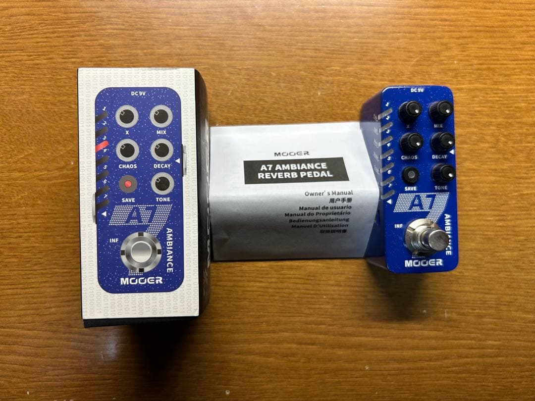 MOOER A7 AMBIANCE リバーブ