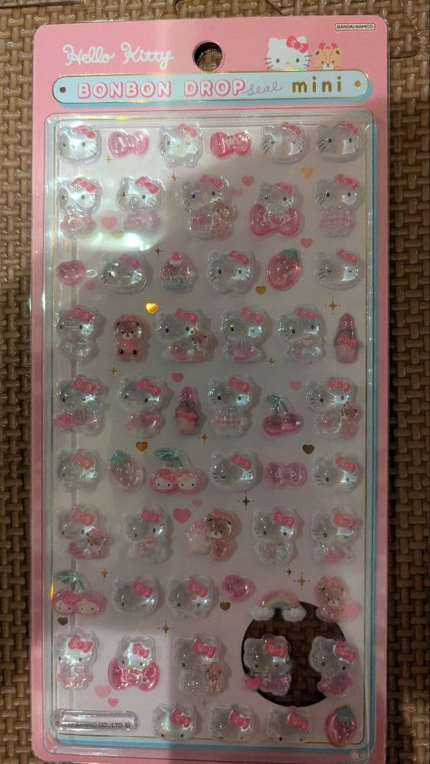 ボンボンドロップシールミニ　サンリオ