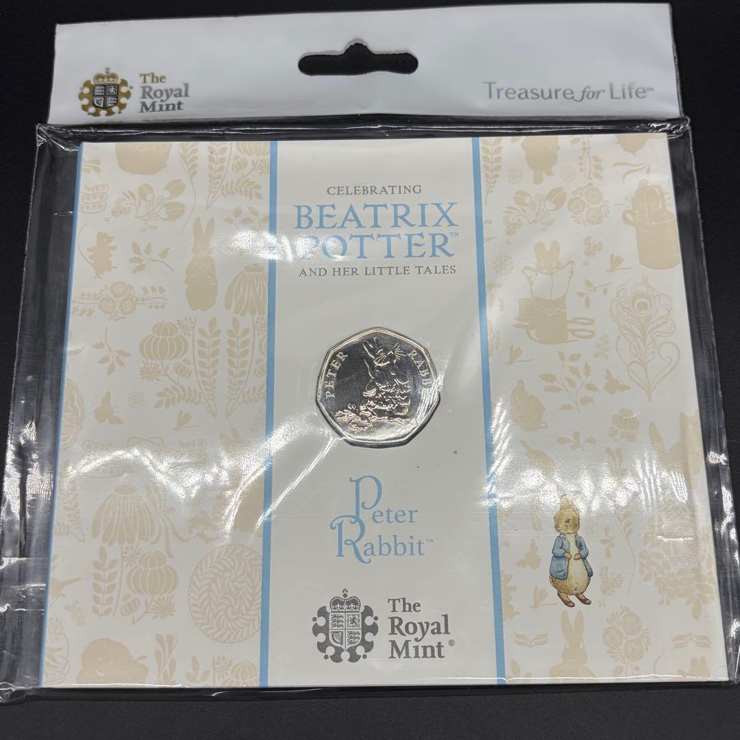 【未使用】イギリス　ビアトリクス　ピーターラビット 記念硬貨　6枚セット