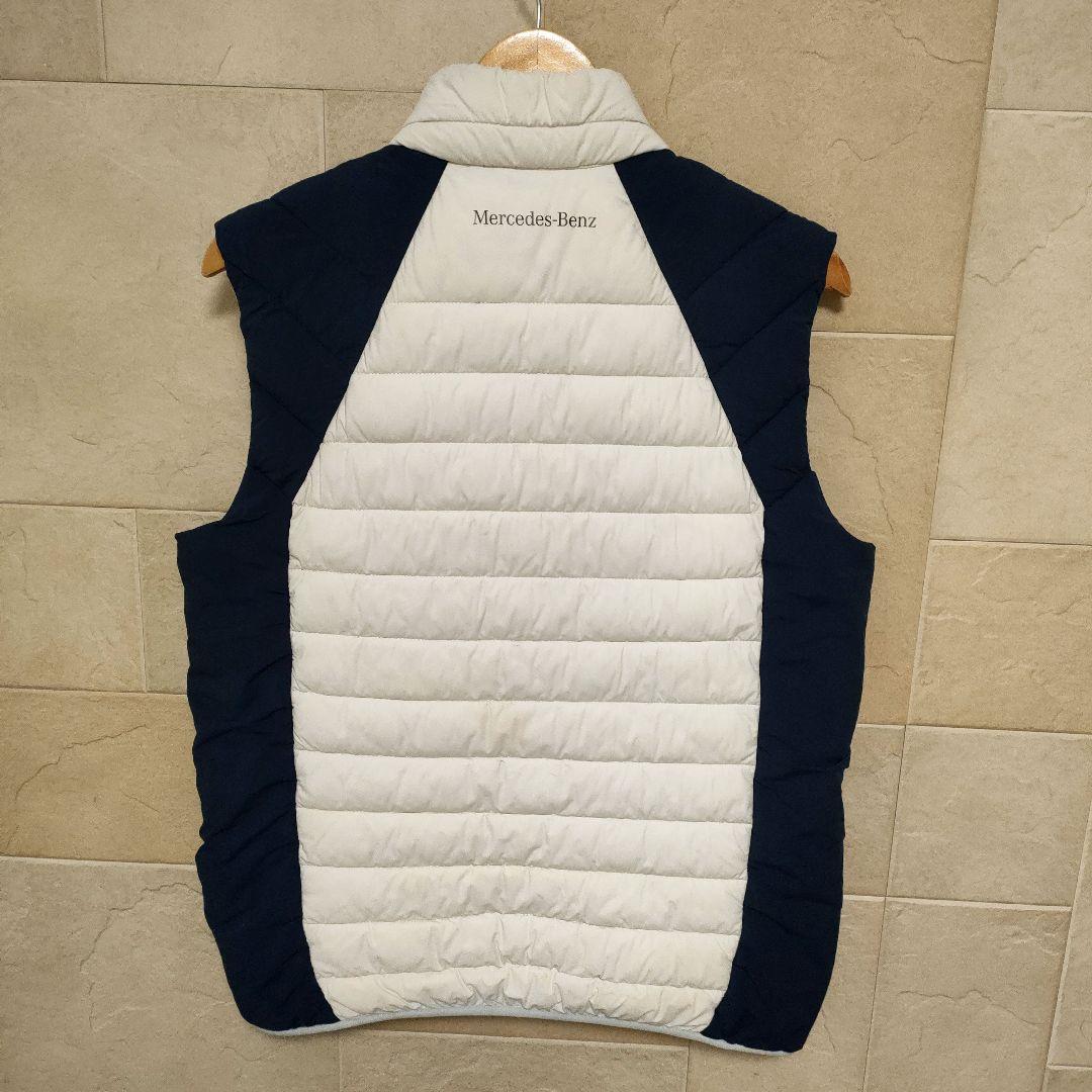 Titleist/Mercedes-Benz ホワイト/ネイビー ゴルフベスト