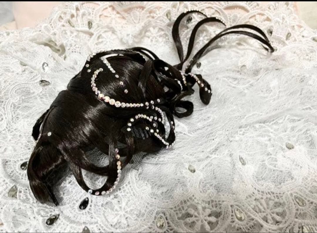 社交ダンス　多美咲　大きめ　髪飾り　ヘアオーナメント