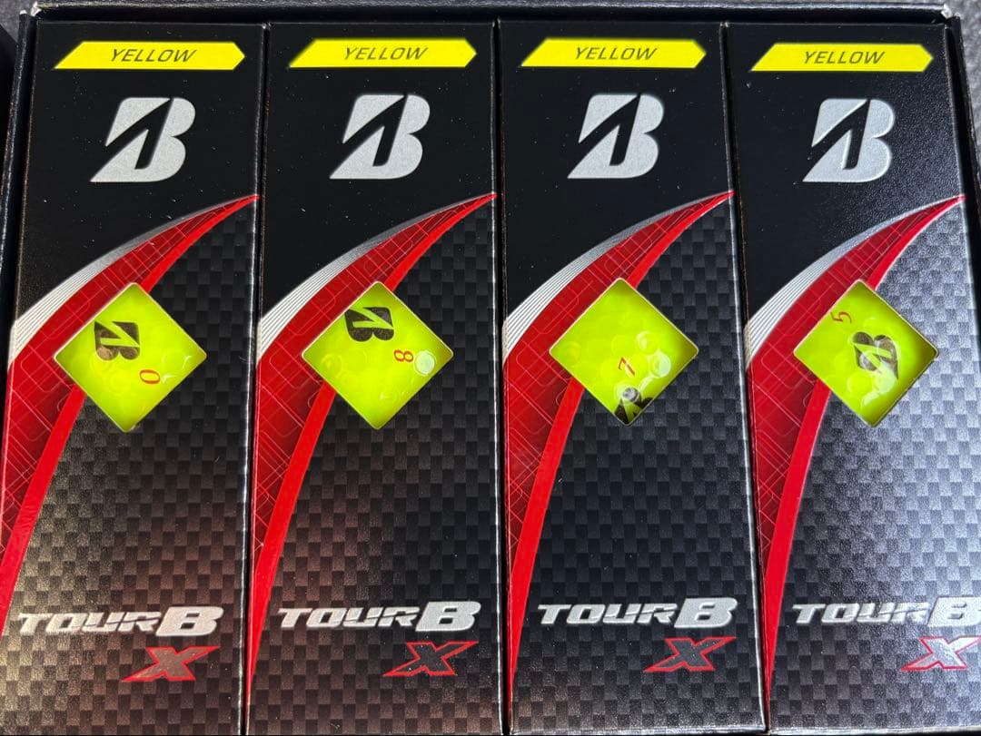 ブリヂストン TOUR B X イエロー 2ダース