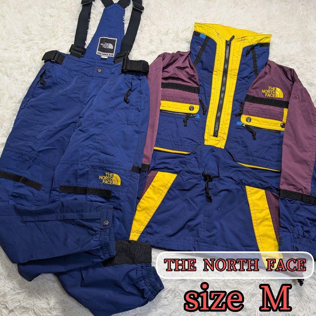【90S✨NORTH FACE✨M】スキー スノー ウェア セットアップ