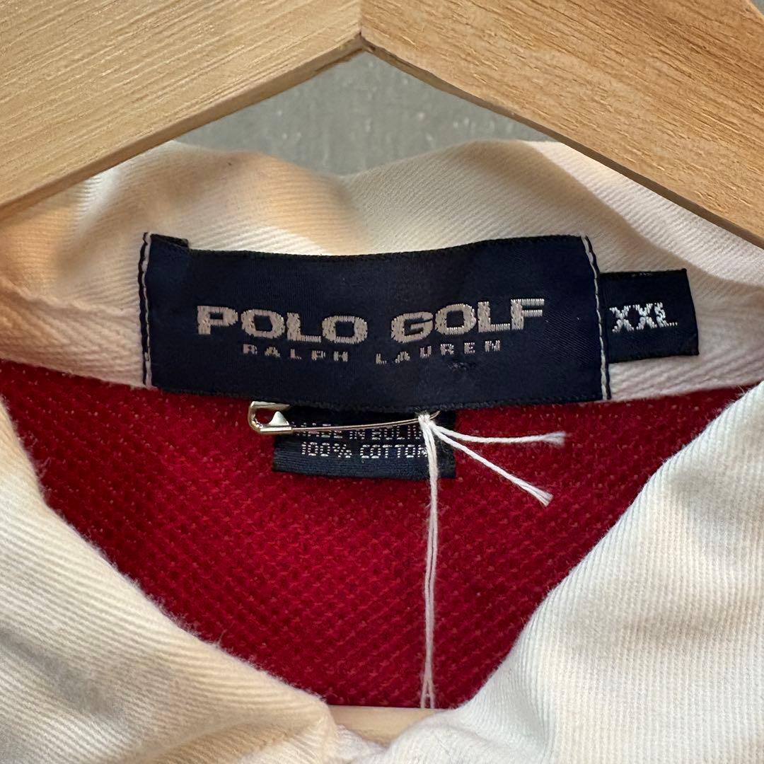 90s〜00s POLO GOLF ラガーシャツ ポロ ゴルフ ボーダー