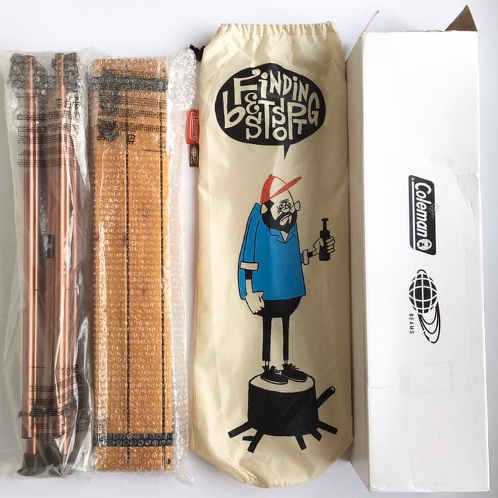 COLEMAN×YUSUKE HANAI×BEAMS ウッドロールテーブル