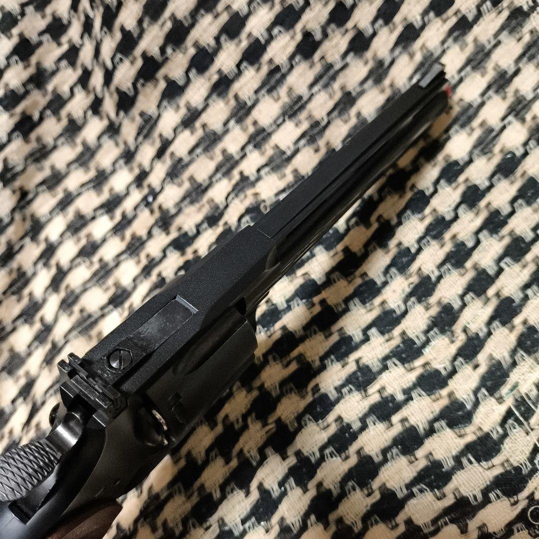 【セール中】1タナカワークス製コルトパイソン　リボルバーマグナム　ウッドグリップ