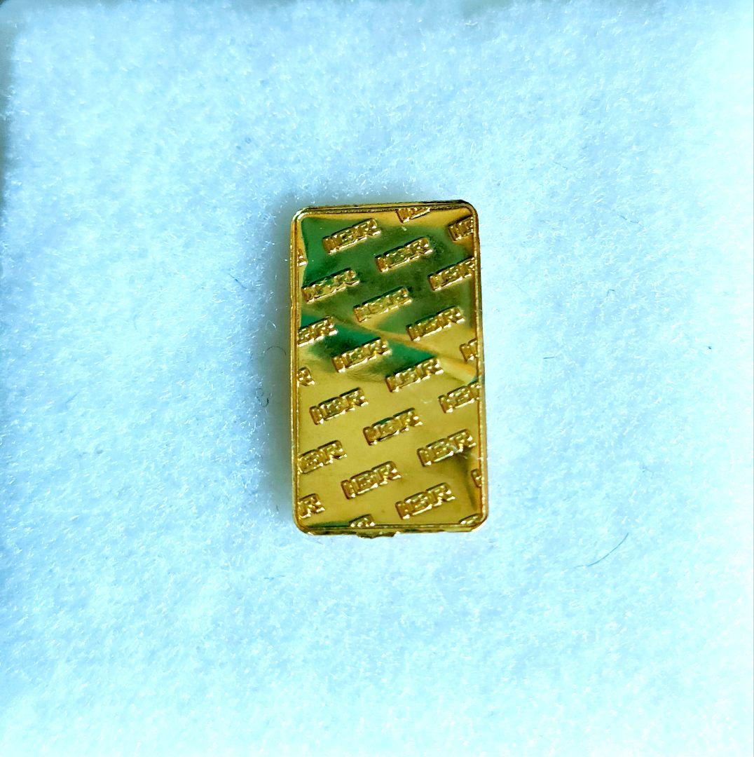 金インゴット0.5グラム　FINEGOLD