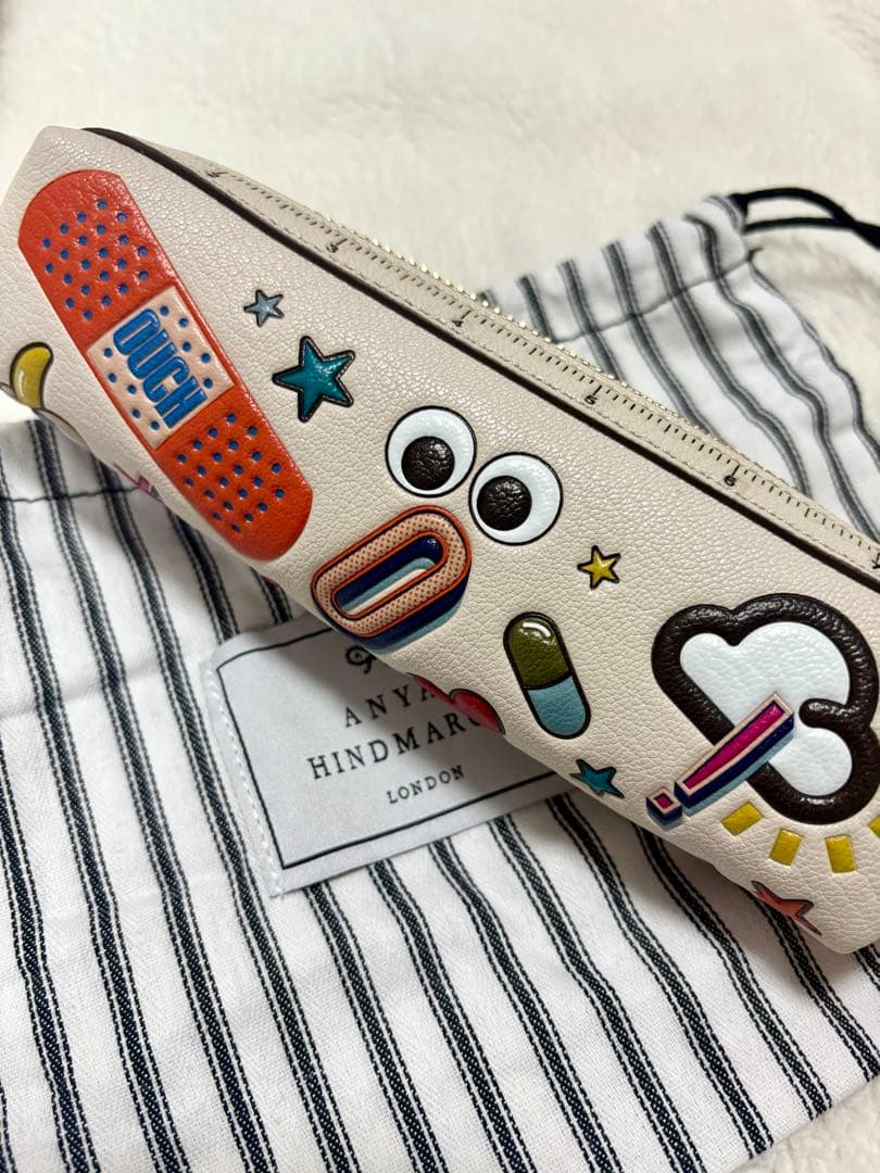 新品未使用アニヤハインドマーチANYA HINDMARCH神崎恵ペンケース筆箱