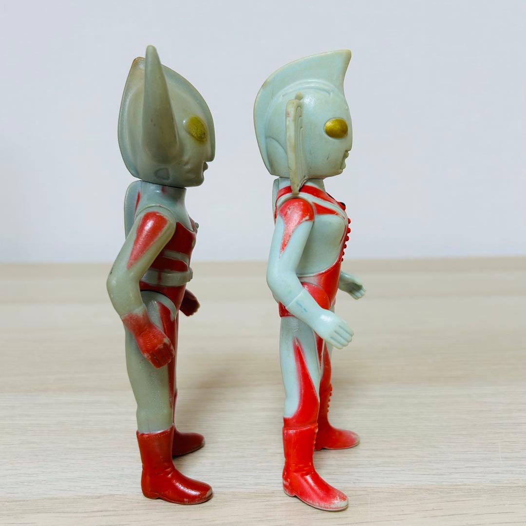 【超レア品】ウルトラの父　ウルトラの母　ブルマァク　フィギュア　ソフビ　レトロ
