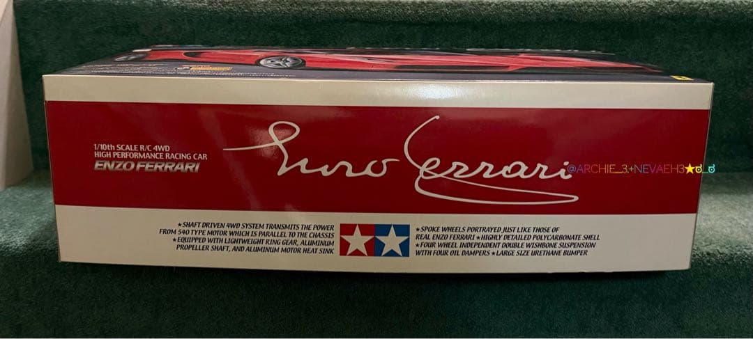 未組み立て●タミヤ★エンツォ・フェラーリ 1/10 RCカー