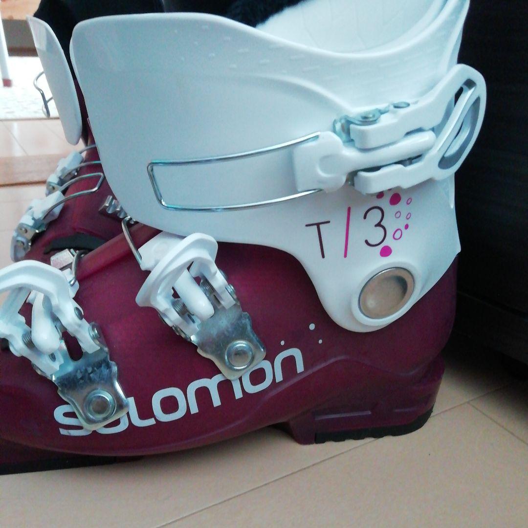 即購入可能　相談賜わります　SALOMON スキーブーツ　22-22.5