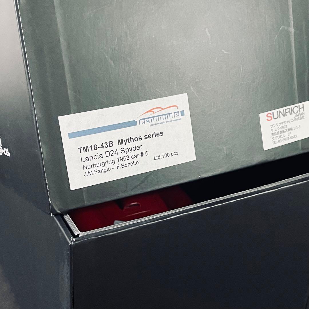 100台限定 1/18 Tecnomodel ランチア D24 スパイダー