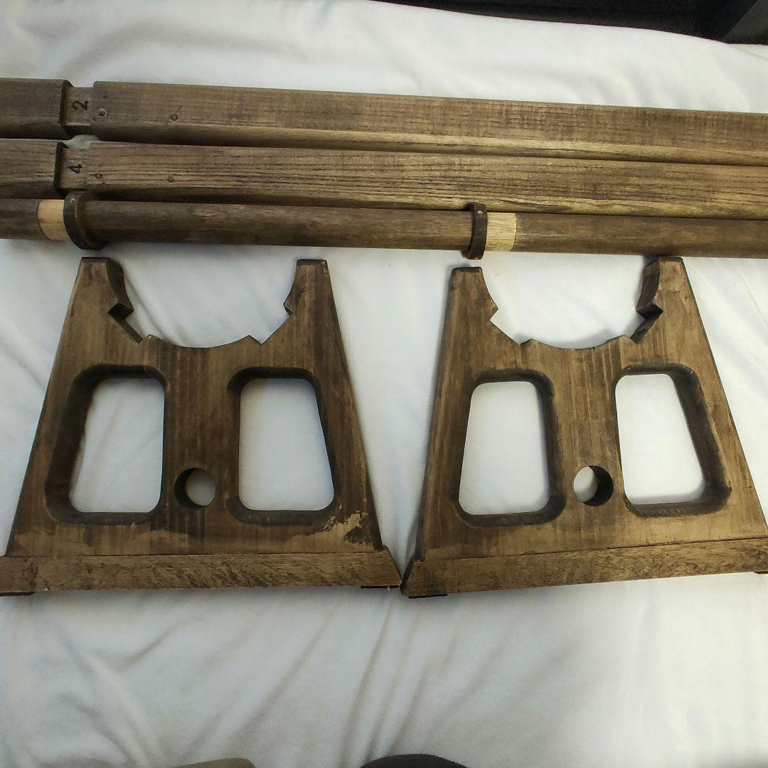 ストレッチポール＆スタンドセット　ヨガポール　ベージュ