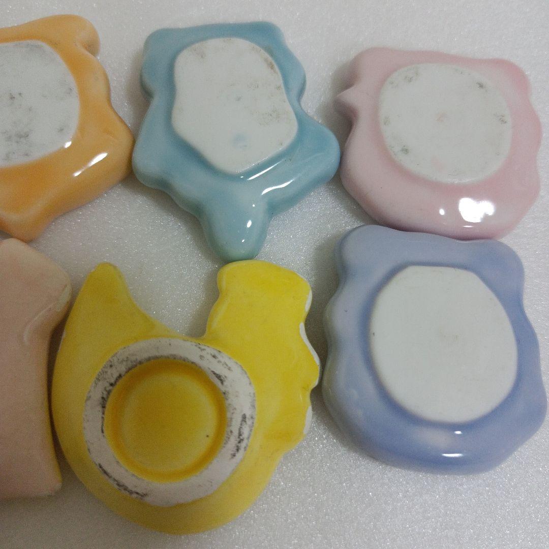 平成レトロ　箸置き　アニマル　陶器　カラフル ファンシー　カトラリー　食器