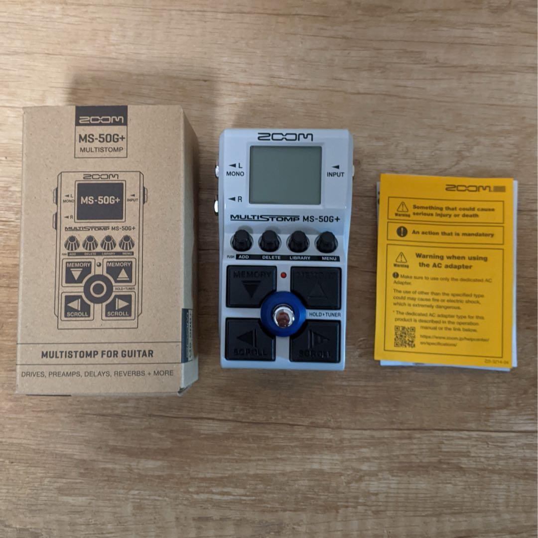 ZOOM MS-50G+ MULTISTOMP／箱・取説付／動作確認済／FW最新