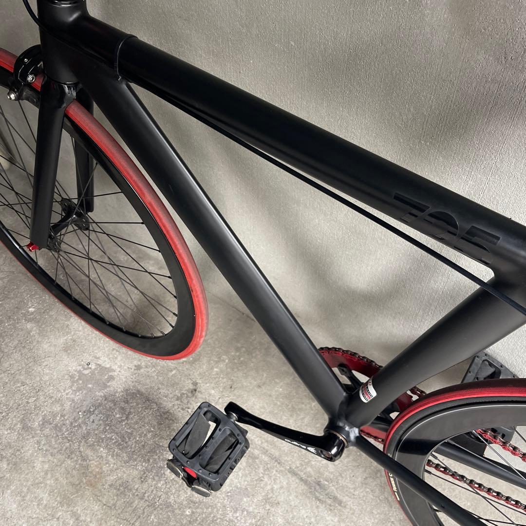 関東圏限定販売　美品　LEADER 725 ピストバイク ブラック/レッド