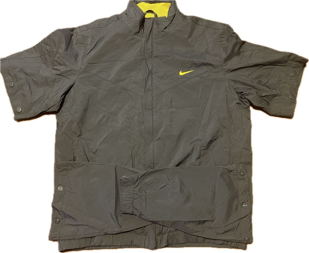 と　ナイキゴルフ セットアップ レインウェア 2WAY テック 黒 XL