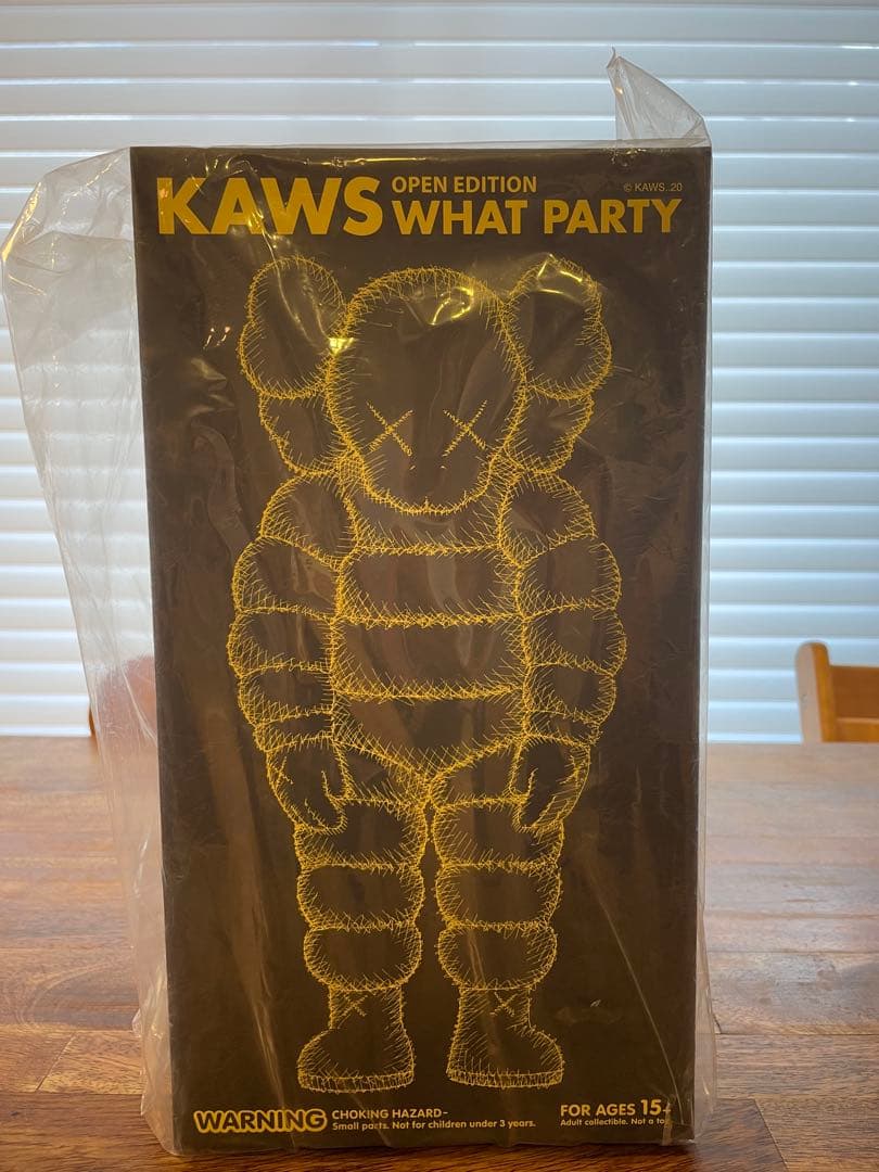 【未開封】KAWS What Party open edition イエロー