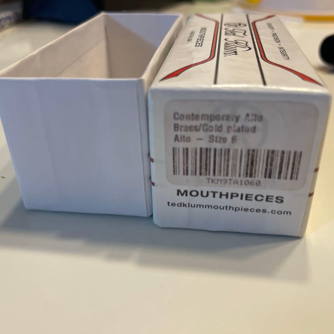 〈値下げ〉美品！テッドクラム　コンテンポラリー　アルトサックスマウスピース　6番