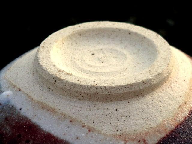 ♥鼠志野　茶碗　在銘　桐箱付き