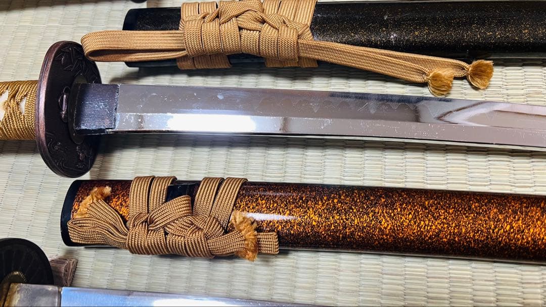 模造刀 3振りセット 大刀 脇差 パーツ取り 資料 まとめ売り 251119-3