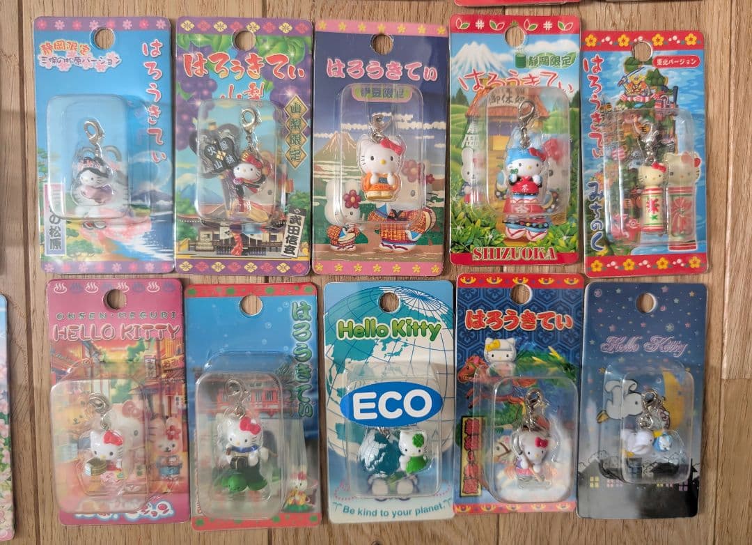 ご当地キティ ファスナーマスコット ハローキティ　根付　ストラップ　まとめ①