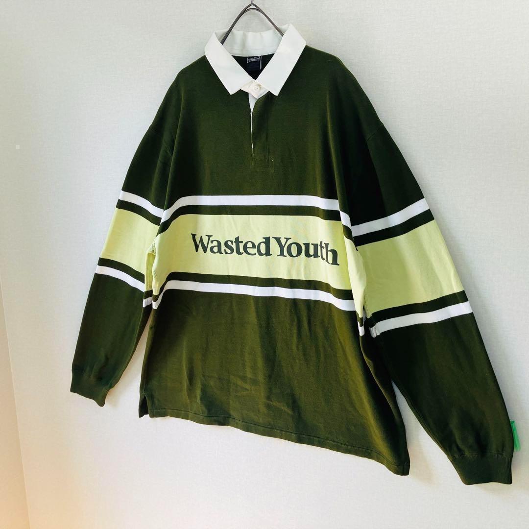 【激レア】ウェイステッド ユース ラガーシャツ サイズXL　 グリーン