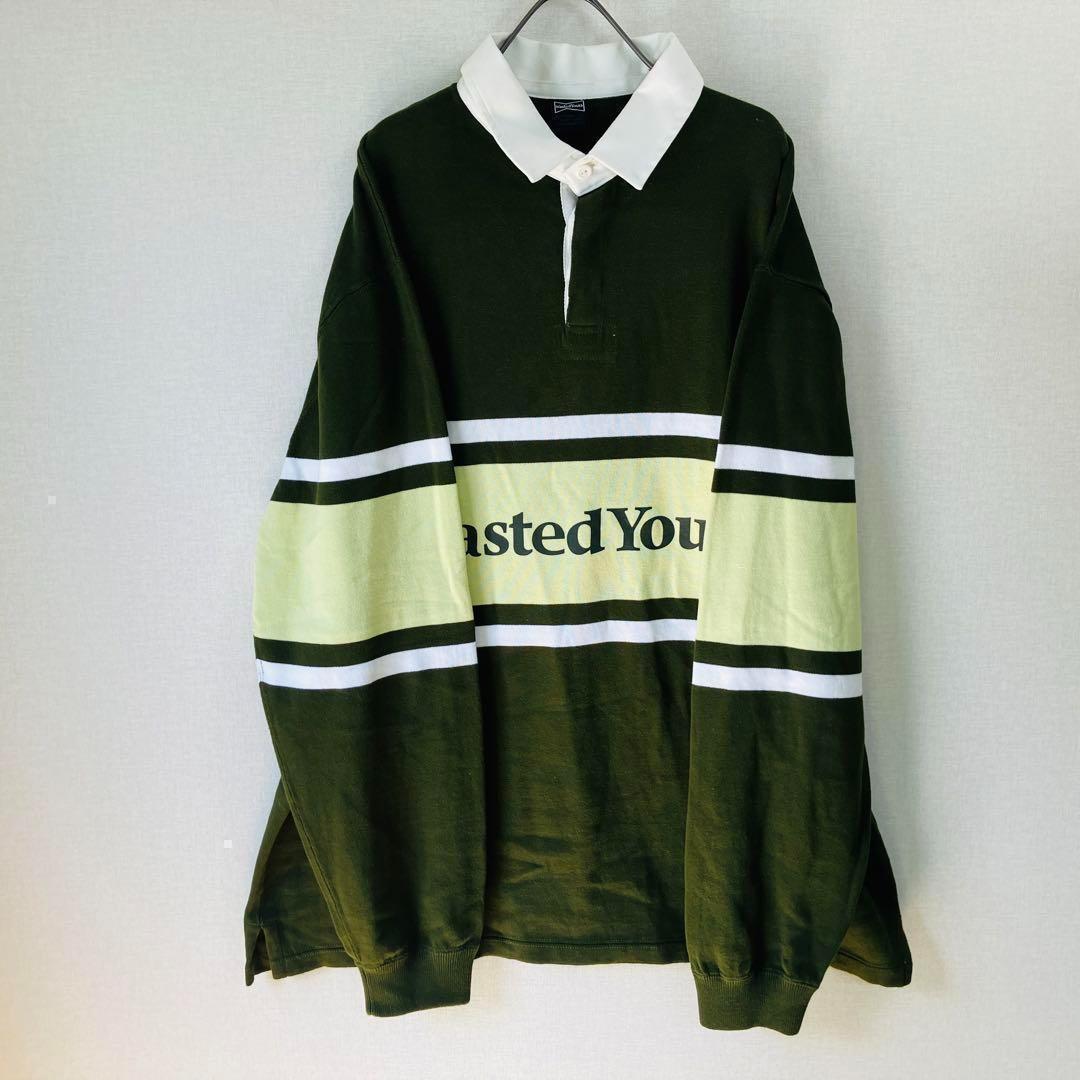 【激レア】ウェイステッド ユース ラガーシャツ サイズXL　 グリーン