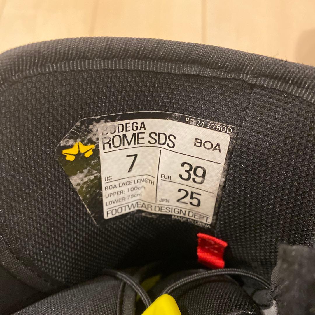 【美品】ROME SDS ブーツBODEGA BOA 25cm 23-24モデル