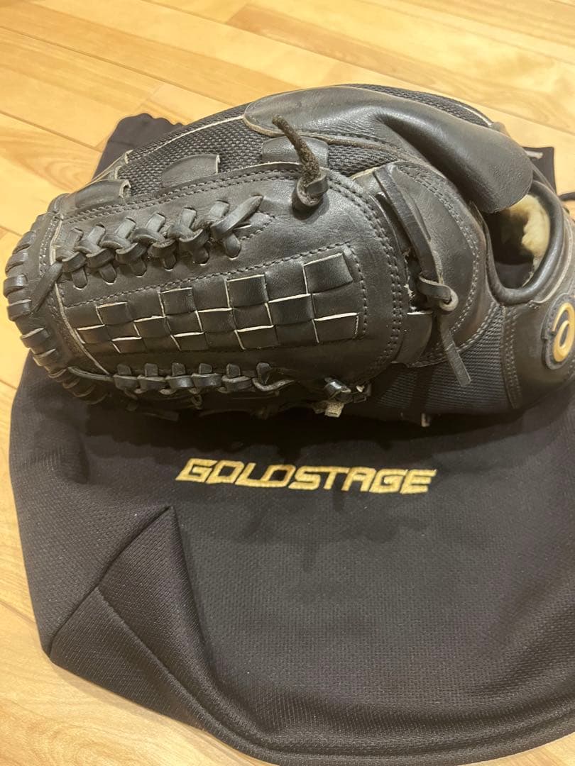 [支給品]asics ゴールドステージ 硬式グローブ