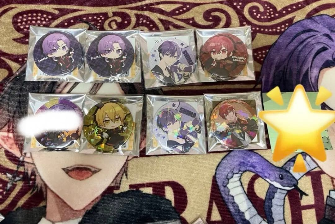 浦島坂田船 缶バッチ うらたぬき となりの坂田 志麻 センラ ハロパ たぬワン