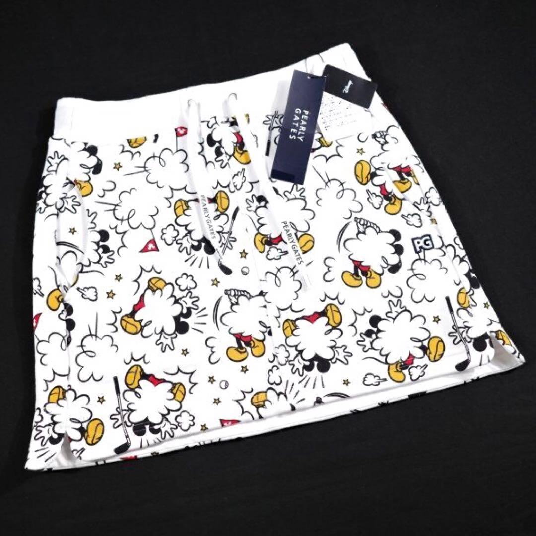 【PEARLY GATES】裏起毛ボア スウェット ストレッチ スカート・1番M