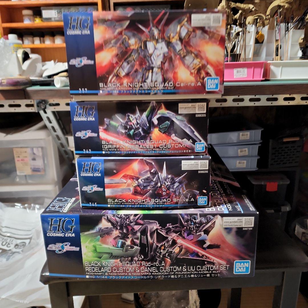 虎*助様 HG BLACK KNIGHT SQUAD 1/144 セット
