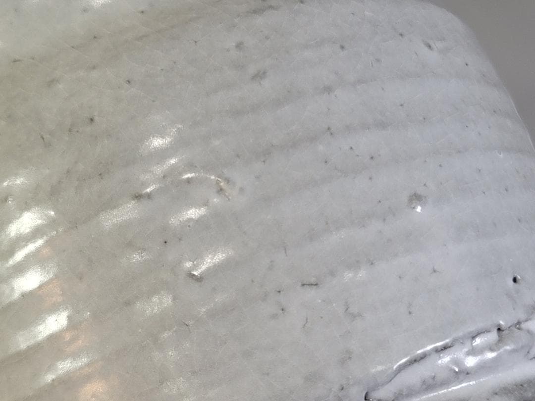 絵瀬戸 十葦文 水指 魯山人先生作 書付 美品