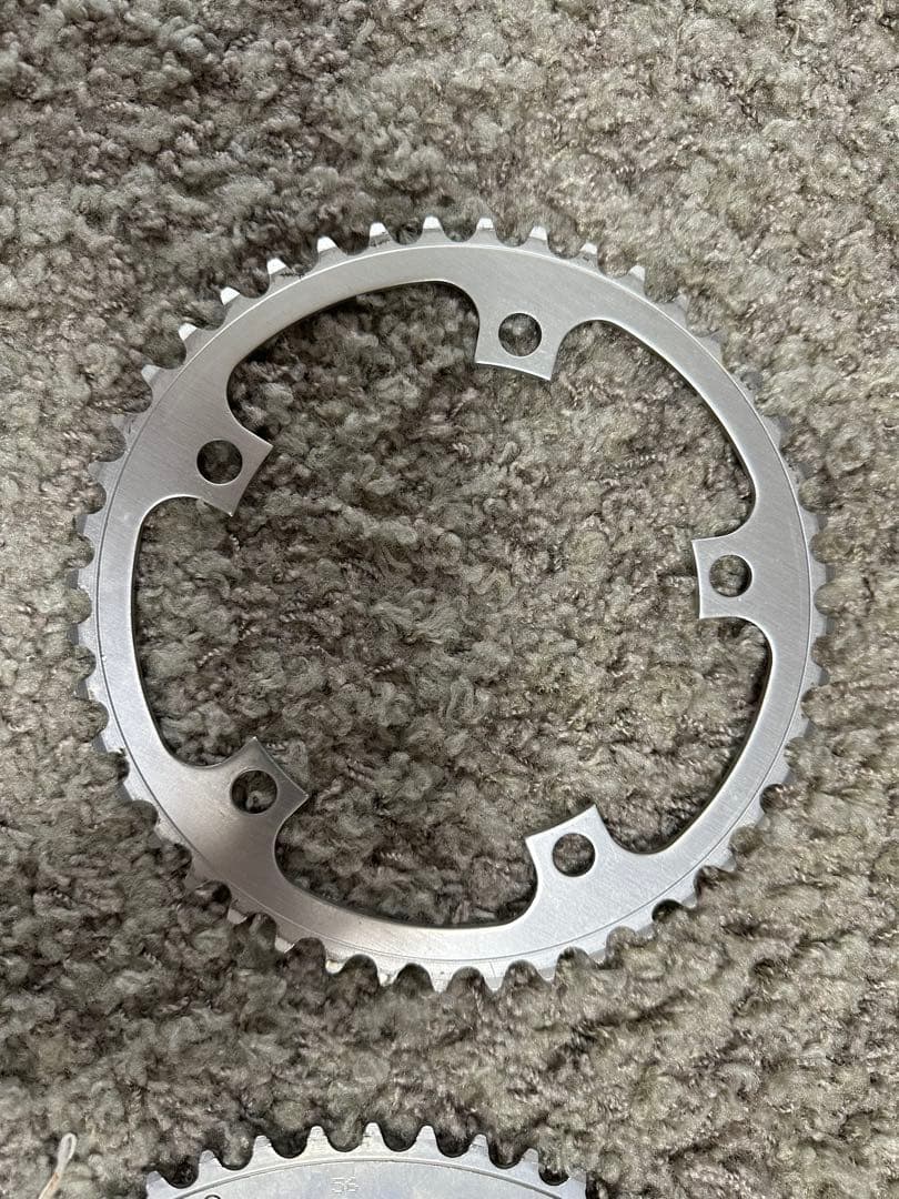 ZICRAL STRONGLIGHT チェーンリング シルバー 56T44T