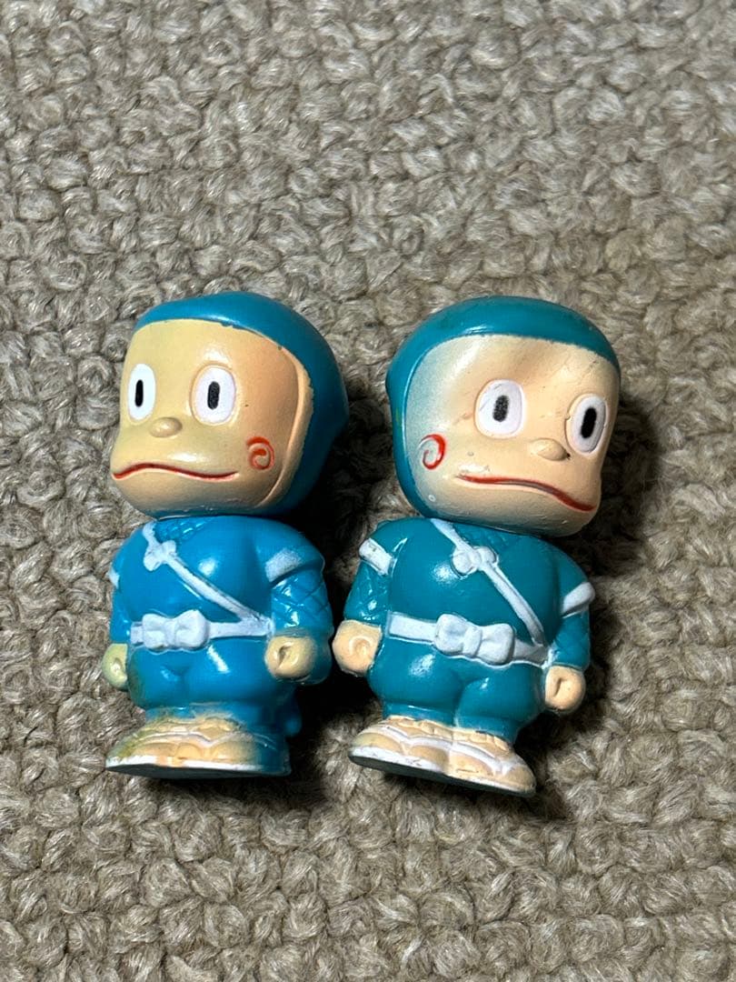 希少　当時物　忍者ハットリくん　パチ　ソフビ　昭和レトロ　藤子不二雄