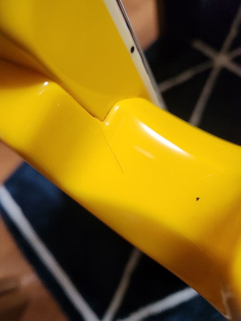 【美品/日本製】バーニーMG-145S HY hideモデル イエローハート