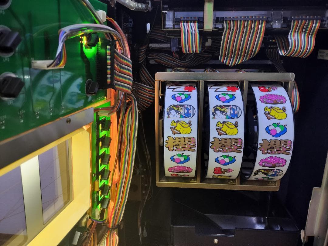 【パチスロ実機】マックスアライド★櫻（サクラ）【不要機付き】４号機・レトロ