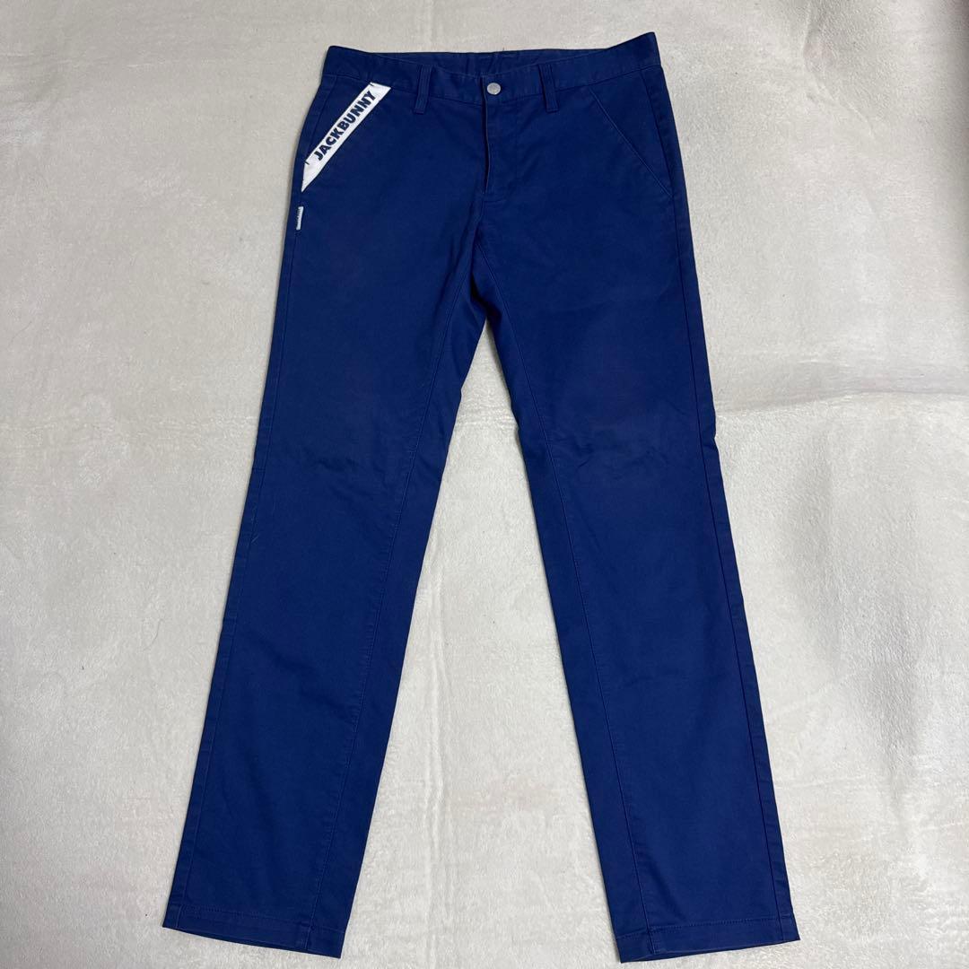 近年モデル 美品 ジャックバニー ゴルフパンツ ネイビー M