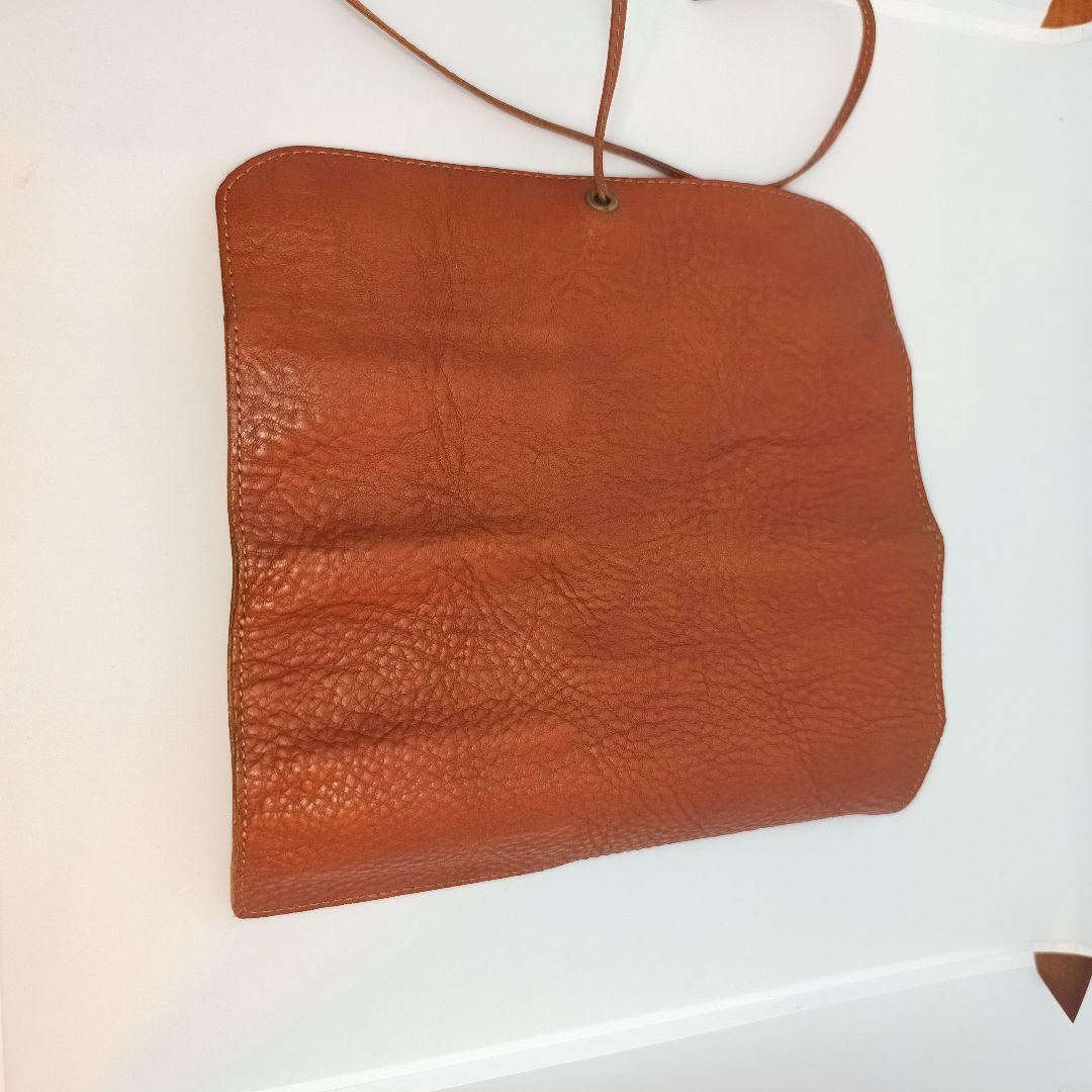 美品　土屋鞄　トーンオイル　ヌメロールペンケース　ブラウン