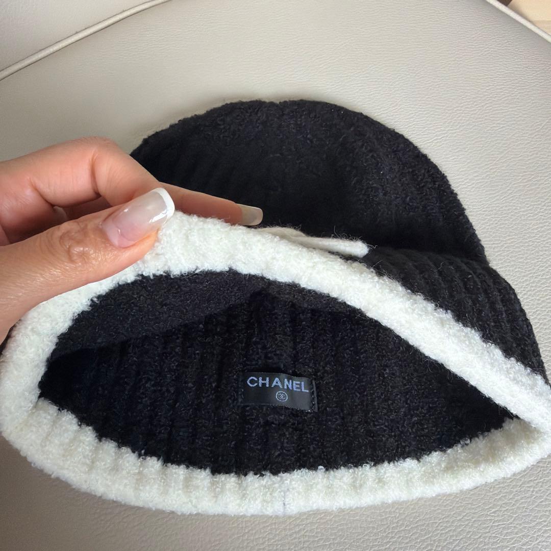 CC ロゴ入りニットビーニーブラック （ノベルティ）