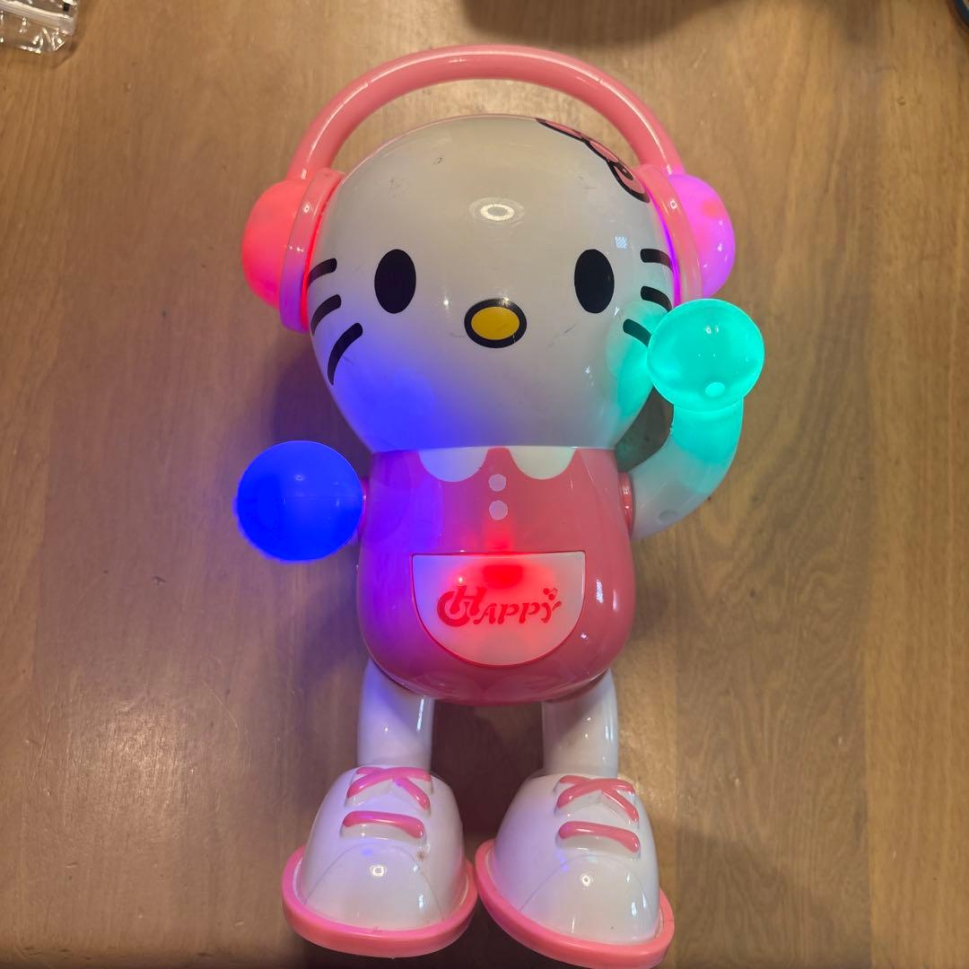 ハローキティーロボット 光る、動く手足、音楽再生