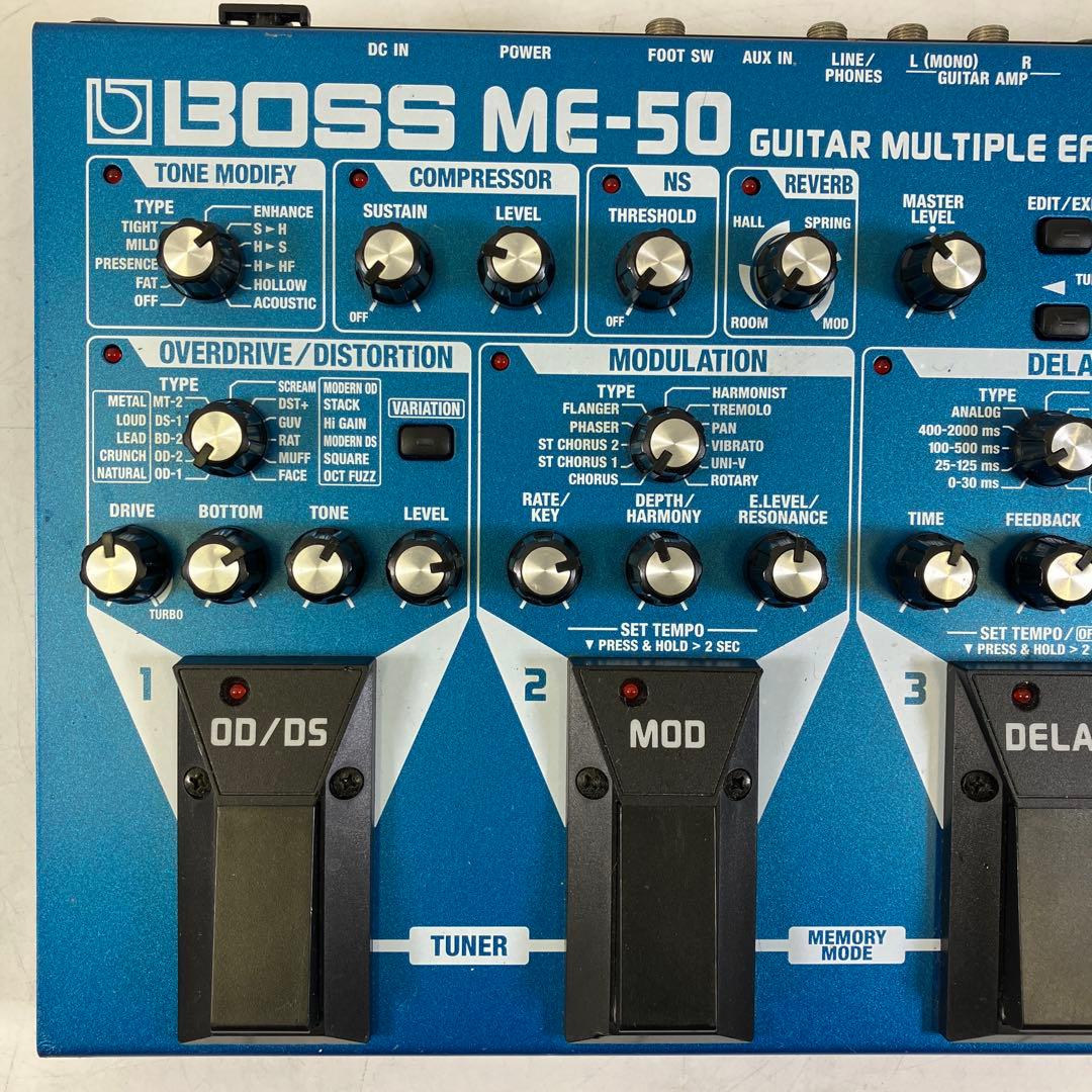 【通電確認済】 BOSS ME-50 ギター マルチエフェクター