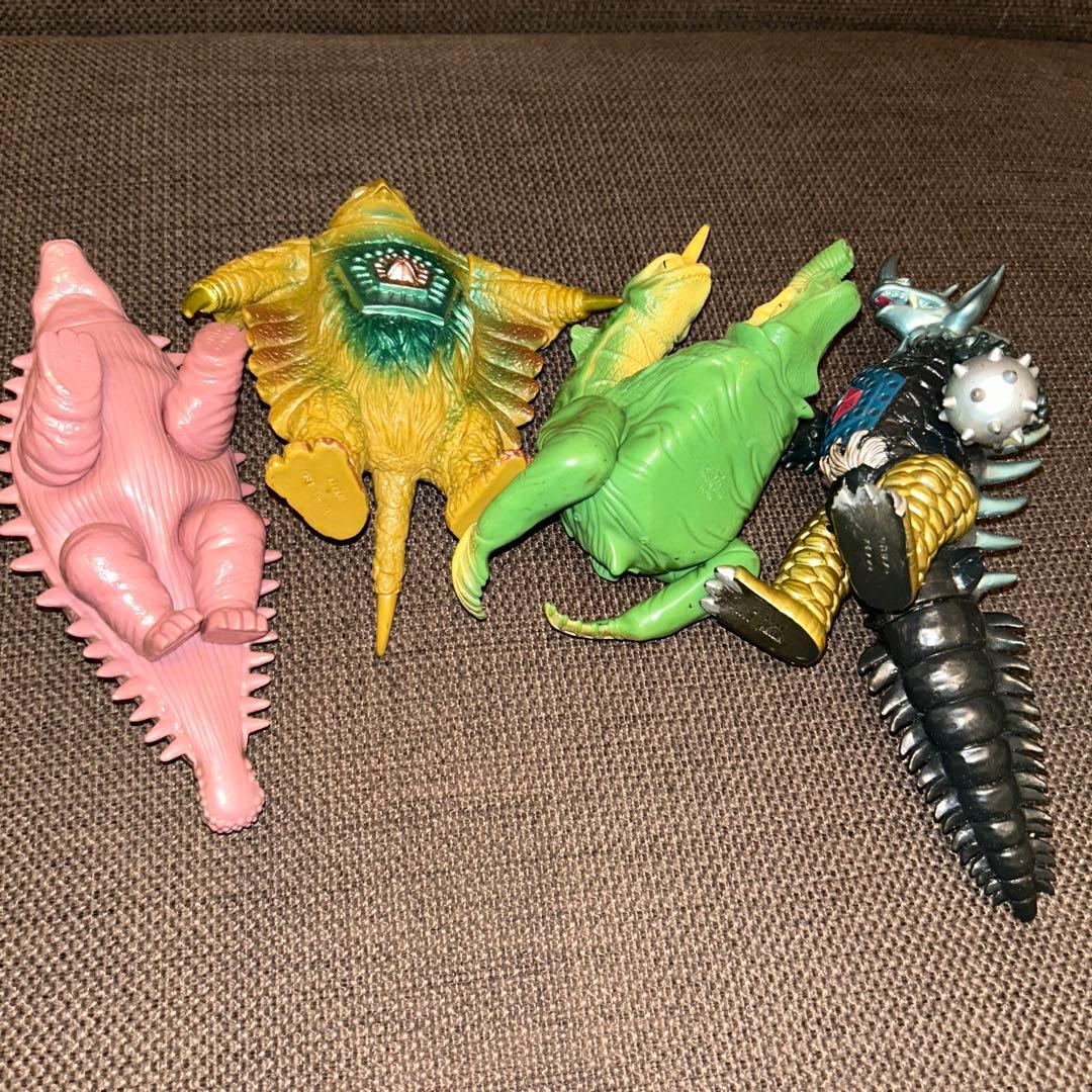 (1022) 当時物 ウルトラマン 怪獣 フィギュア ソフビ まとめ売り