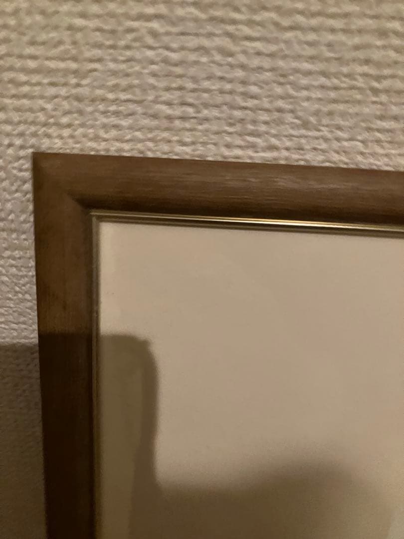 風景 水彩画 木製フレーム　•作家：内田新哉 •作品名：afternoon te