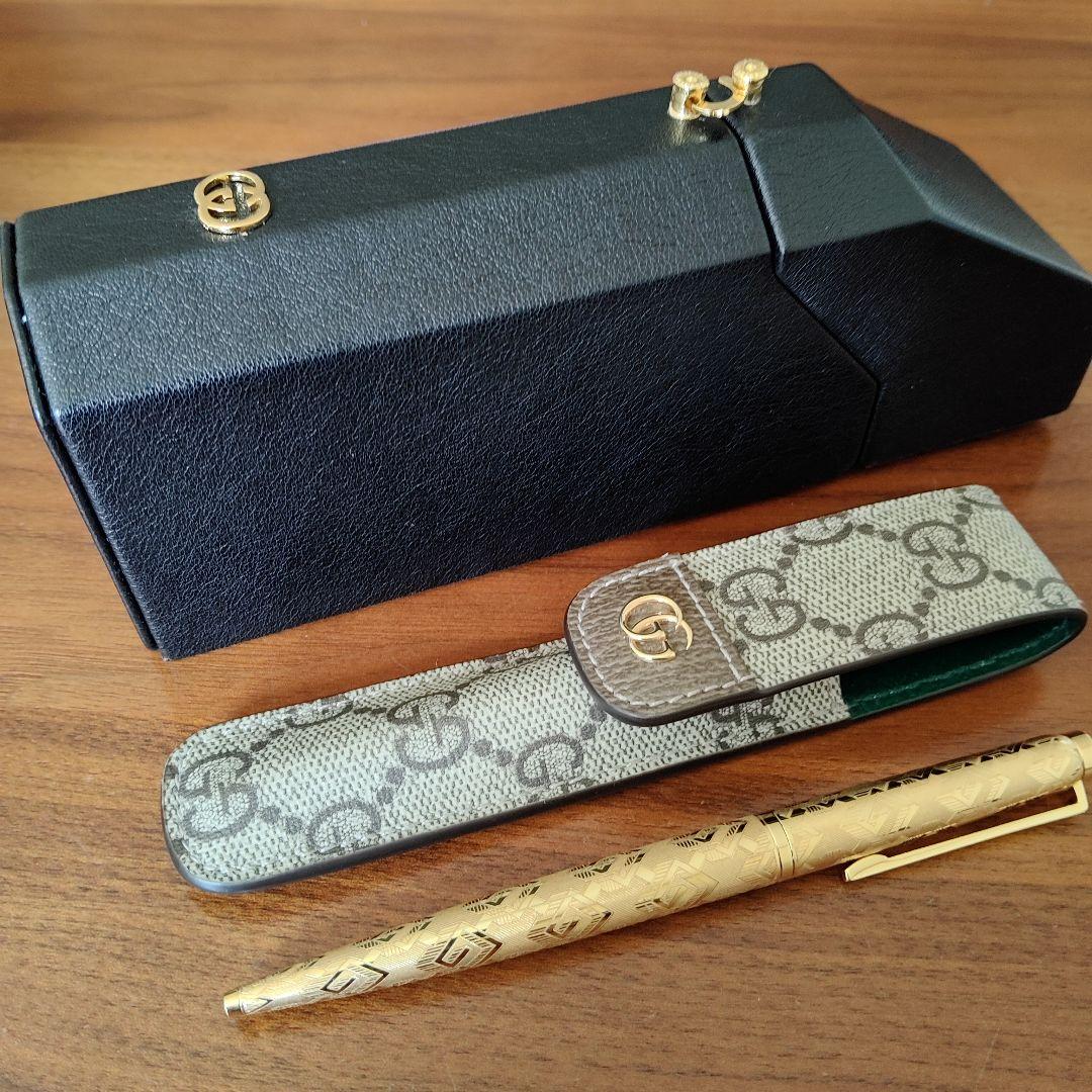 グッチ　ボールペン　ペンケース付き